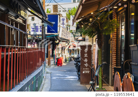 ソウル 韓国伝統家屋が密集する益善洞(イクソンドン) ソウル 韓国伝統家屋が密集する益善洞(イクソンドン) 119553641