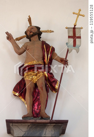 Risen Christ, church of St. Clement in Primisweiler, Germany 119555128