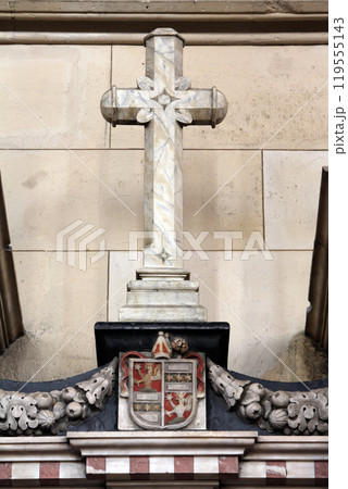 Cross, altar of the Last Supper in Zagreb cathedral 119555143