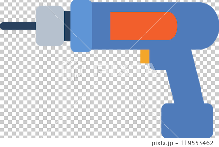 在向量中繪製的螺絲起子的彩色插圖 119555462