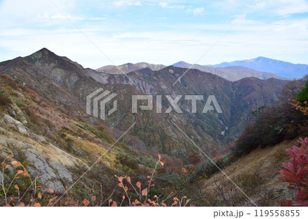朝日連峰の紅葉 朝日連峰の紅葉 119558855