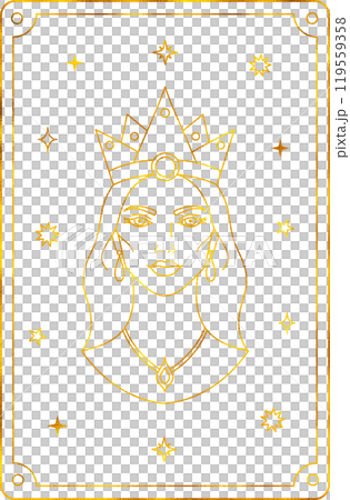 Tarot card empress. The major arcana of a deck of cards.Fortune-telling and predictions on cards. 119559358