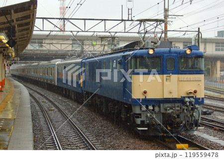 改造を受けるため長野総合車両センターに送られる京浜東北線209系電車_2008/4/8撮影 改造を受けるため長野総合車両センターに送られる京浜東北線209系電車_2008/4/8撮影 119559478