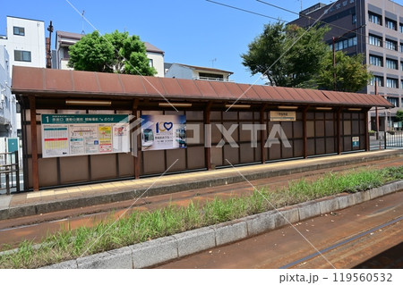 豊橋鉄道の市役所前駅 豊橋鉄道の市役所前駅 119560532