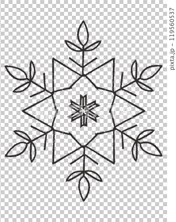 Snow crystal 4 119560537