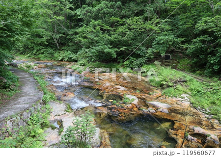 銀山温泉、洗心峡の風景【日本・山形】 銀山温泉、洗心峡の風景【日本・山形】 119560677