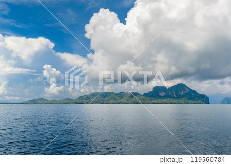 Koh Muk, Thailand, beautiful sea and cloud view, dugong habitat 119560784