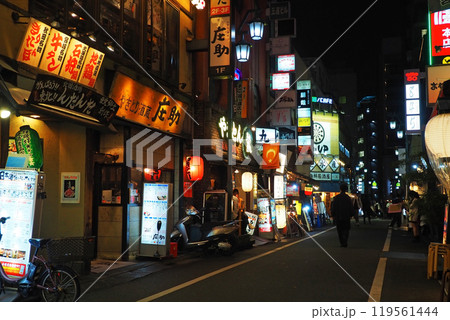 新宿三丁目の飲み屋街 119561444