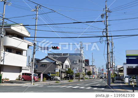 浜松市浜名区 浜北駅前の街並み 119562330