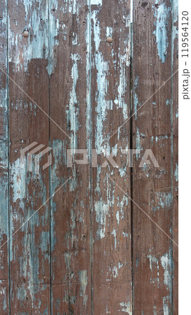 Weathered Wooden Planks With Peeling Paint in Rustic Light Tones 119564120