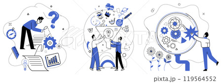 Risk management vector illustration. The symphony financial success is composed by maestro effective risk management In chessboard business, risk management is queen protecting king financial success Risk management vector illustration. The symphony financial success is composed by maestro effective risk management In chessboard business, risk management is queen protecting king financial success 119564552