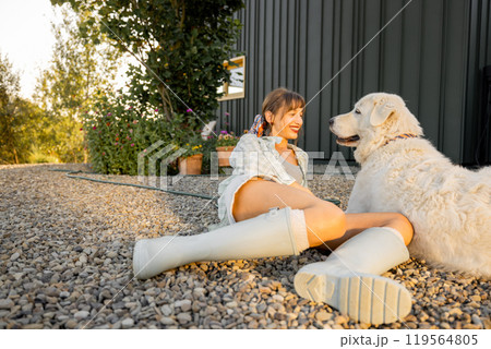 Relaxing Moments with a Furry Friend Relaxing Moments with a Furry Friend 119564805