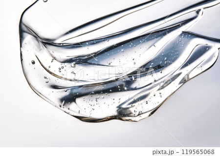 Texture of the hair gel or hyaluronic gel for the face. 119565068