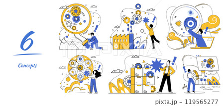 Product development vector illustration. A creative solution is key unlocking doors to realm successful product development Strategy is chessboard where each move shapes destiny product development Product development vector illustration. A creative solution is key unlocking doors to realm successful product development Strategy is chessboard where each move shapes destiny product development 119565277