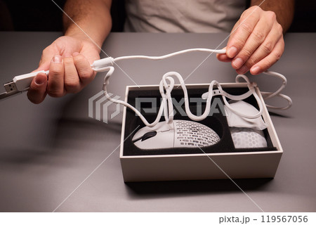 Cable to connect USB Type C devices to the USB port on your computer or laptop. accessories and gadgets for office and home appliances and electronics. 119567056
