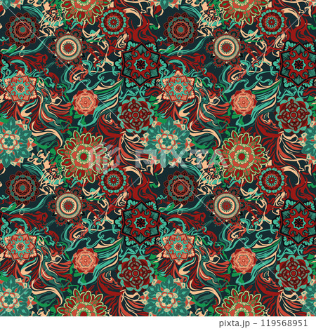 Abstract pattern in oriental style 119568951