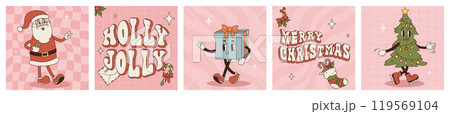 Groovy Christmas card set Groovy Christmas card set 119569104