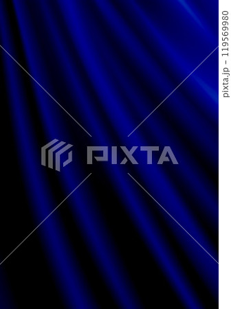 カーテン背景紺色 119569980