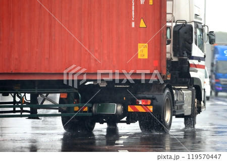 トレーラートラック イメージ トレーラートラック イメージ 119570447