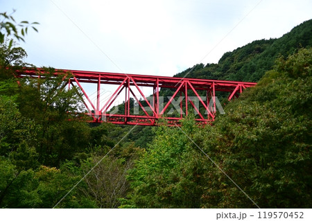 銀河ドリームライン釜石線 鬼ヶ沢橋梁 銀河ドリームライン釜石線 鬼ヶ沢橋梁 119570452