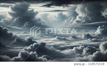 雲の上の世界のイラスト素材 [119571519] - PIXTA