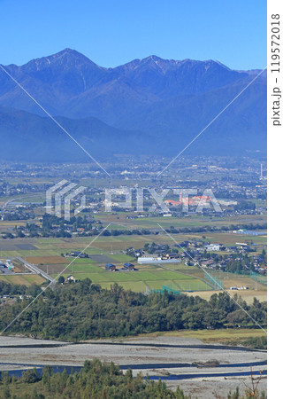 秋の安曇野 朝の田園と北アルプス 秋の安曇野 朝の田園と北アルプス 119572018