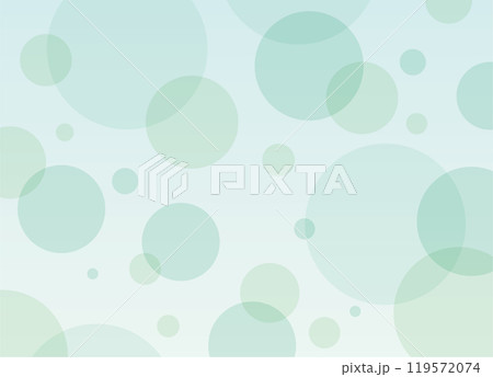 健康的で爽やかで涼しげな円形の背景画 119572074