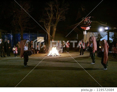堀口の獅子舞(2002.11.14) 平成17年3月28日に太田市の指定重要無形文化財に 119572084
