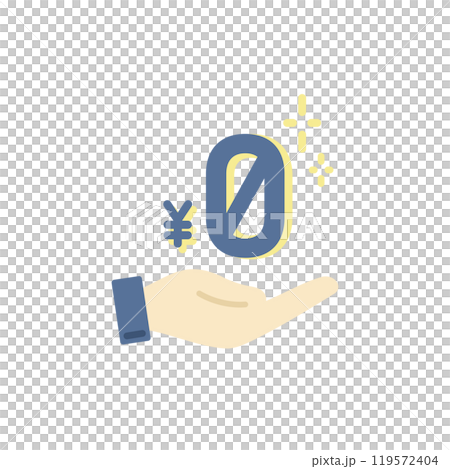 Free and palm icon 2 (flat color) 119572404