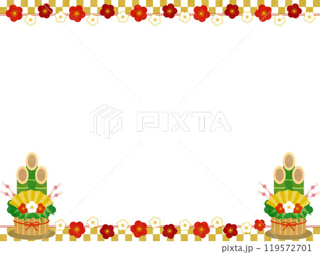 お正月のフレーム お正月のフレーム 119572701