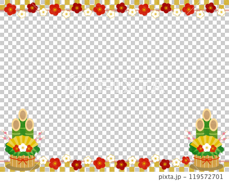 お正月のフレーム お正月のフレーム 119572701
