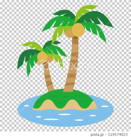 無人島のイラスト 無人島のイラスト 119574023
