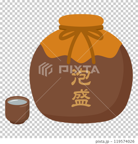 Awamori illustration 119574026