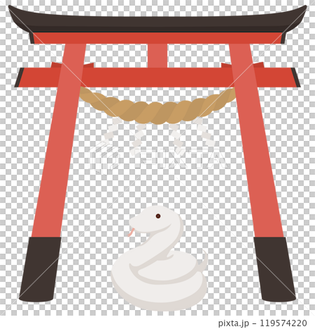 鳥居和白蛇 119574220