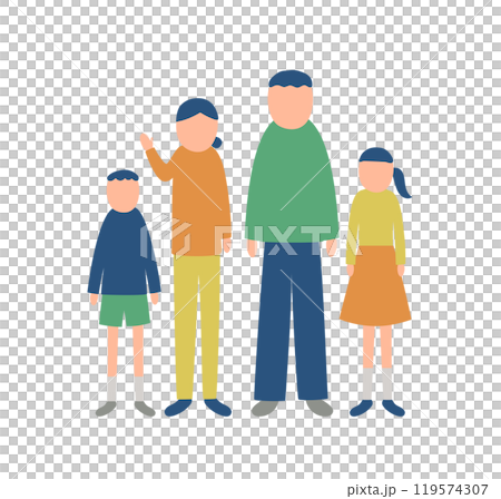 Family illustrations 119574307