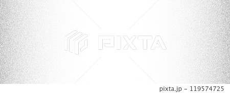 Stippled gradient texture. Fading grain dotted background. Spray grunge noise surface. Black vanishing dots, speckles, particles, specks, dust wallpaper. Vector subtle halftone gritty sand overlay 119574725