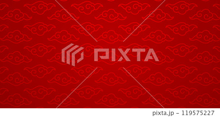 clouds lines illustration dark red patterned ornamental chinese designs backgrounds for patterned fill, webs pages, surface textures, books covers, fabric printing papers, birthday invitations, banner 119575227