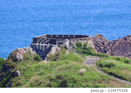 太平洋 大須賀海岸横の葦毛崎展望台（八戸市） 119575326