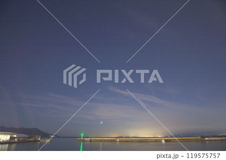 駿河湾に沈む紫金山・アトラス彗星と沼津漁港 駿河湾に沈む紫金山・アトラス彗星と沼津漁港 119575757