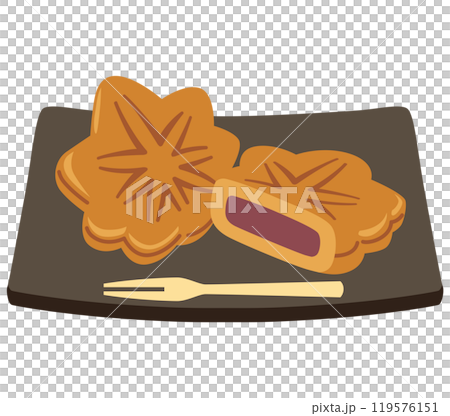 Momiji Manju Japanese sweets souvenirs 119576151