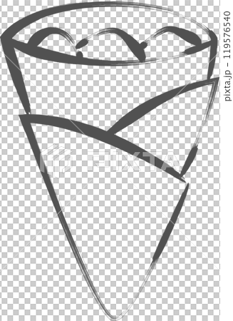 刷寫的食物和飲料單項圖標縐紗 刷寫的食物和飲料單項圖標縐紗 119576540