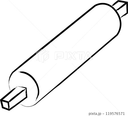 筆書きおでんイラストアイコン ごぼう巻き 筆書きおでんイラストアイコン ごぼう巻き 119576571