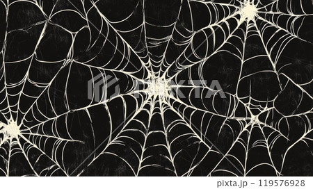 蜘蛛の巣のイラスト素材 [119576928] - PIXTA