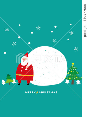 クリスマス サンタクロースカード 119577006
