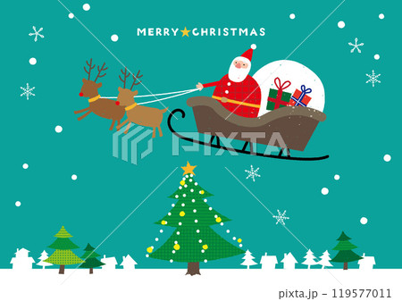 クリスマス サンタクロースカード クリスマス サンタクロースカード 119577011