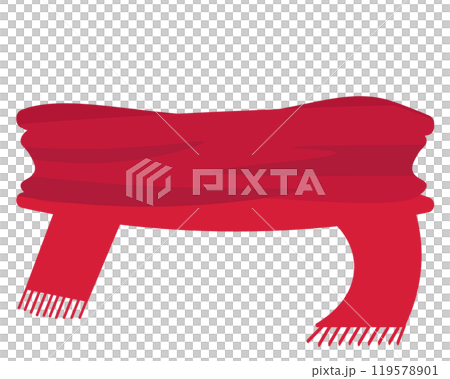 圍巾。向量圖 119578901