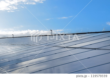 Photovoltaic panel, new technology to store and use the power from the nature with human life, sustainable energy and environmental friend concept. Photovoltaic panel, new technology to store and use the power from the nature with human life, sustainable energy and environmental friend concept. 119579339