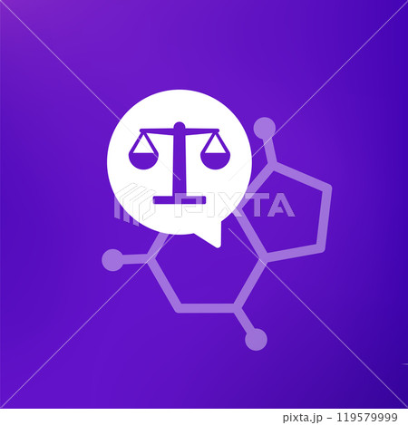hormone balance icon, vector design 119579999