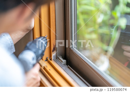 内窓　二重窓　断熱　インナーサッシ　設置工事 119580074
