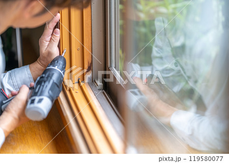 内窓　二重窓　断熱　インナーサッシ　設置工事 119580077